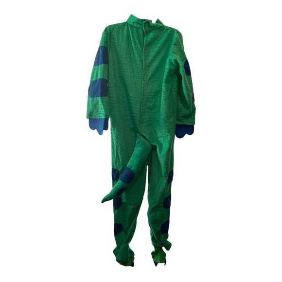 Morph Costumes Kids Dinosaur Trex Green Blue Size Small Preowned Dress Up - Picture 3 of 8